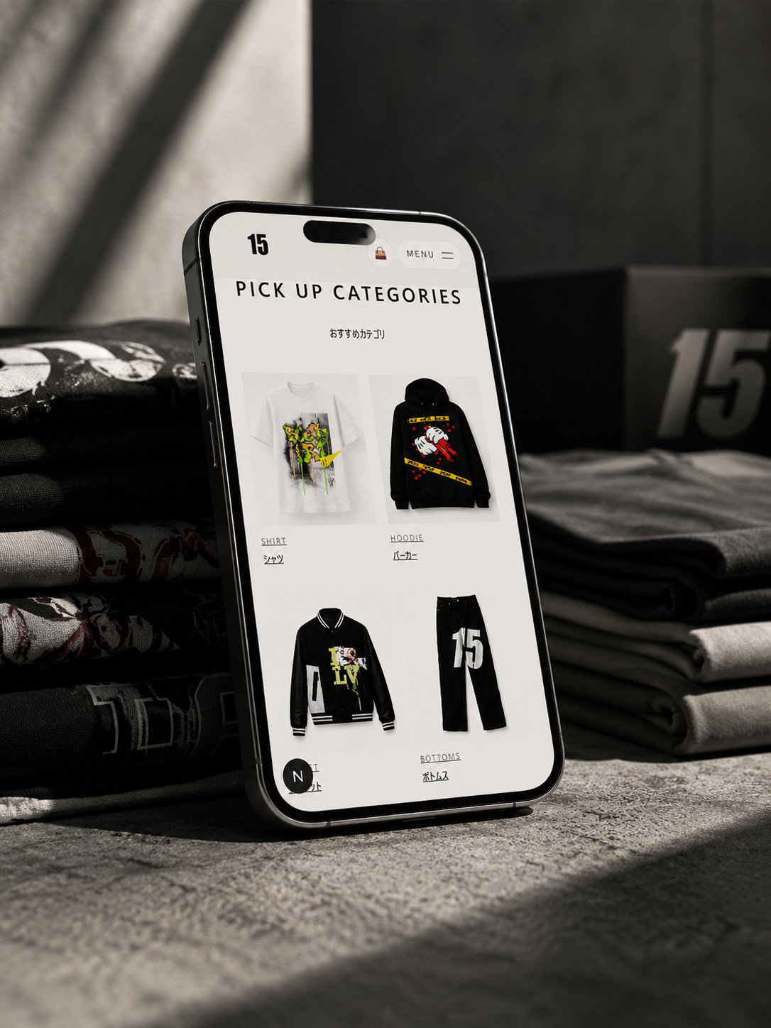 15 APPAREL ECサイト
